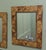 1930s Art Deco Bamboo Inlaid Mirrors, 1930, Set of 2 For Sale - Image 5 of 7