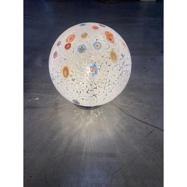 Contemporary Murano Style Glass Table Lamp by Simoeng For Sale - Image 3 of 6