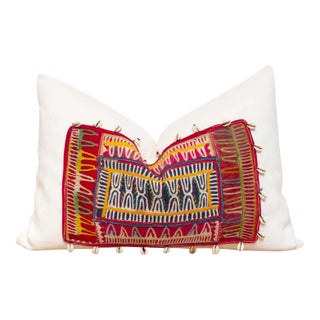Tial Himalayas Tribal Antique Linen Pillow For Sale