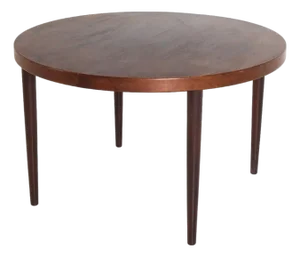 Mid 20th Century Danish Modern Rosewood Dining Table