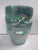 Mid 20th Century Mid 20th Century Iridescent Aqua Art Glass Vase With Asymmetrical Sculptural Form For Sale - Image 5 of 8
