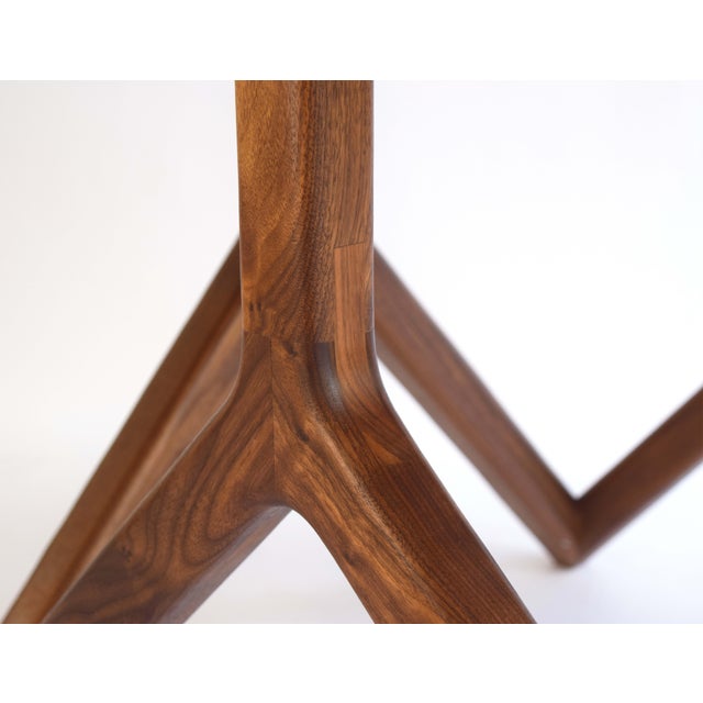 Wood Walnut Dining Table For Sale - Image 7 of 11
