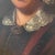 Antique 19th Century American Folk Portrait of Woman in Lace Cap, Original Oil on Canvas For Sale - Image 4 of 12