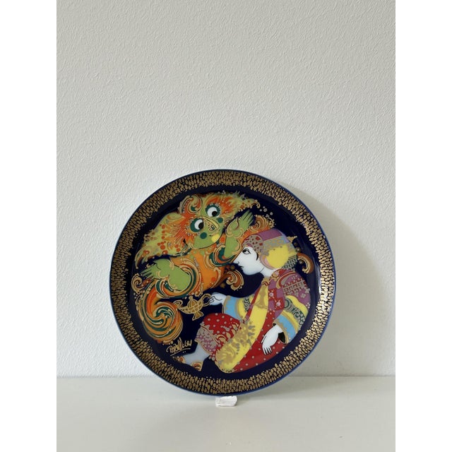 Rosenthal Aladdin Plate No. I by Bjørn Wiinblad for Rosenthal, 1970s For Sale - Image 4 of 6