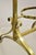 Vintage Italian Mid Century Modern Brass 3 Tier Muffin Pastry Cake Stand For Sale - Image 9 of 10