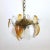 Mid 20th Century Small Amber and White Murano Glass Shells Pendant Light by La Murrina For Sale - Image 5 of 13