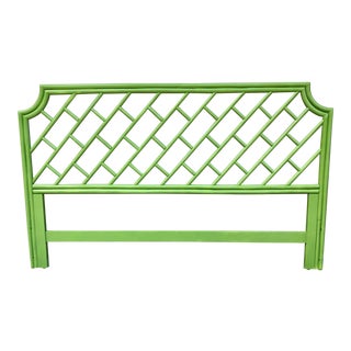 Henry Link King Size Rattan Headboard For Sale
