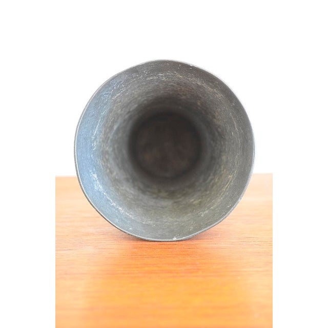 Gray Art Nouveau Vase by Hugo Leven for Kayserzinn, 1900s For Sale - Image 8 of 10