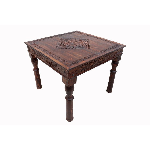 Vintage Wooden Dining Table, 1970s For Sale - Image 17 of 17