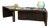 Art Deco Style Desk, 1940s For Sale