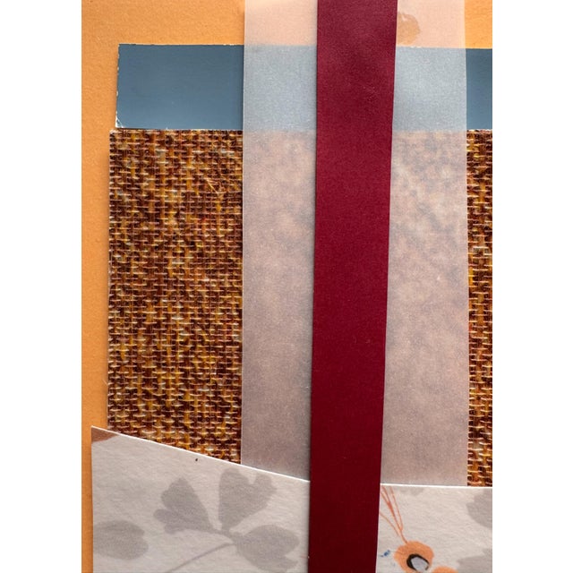 2020s "Into the Sun 5" Original Mixed-Media Collage on Paper by Zac Woodiel For Sale - Image 5 of 9