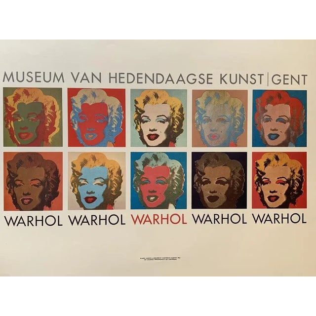 Andy Warhol Exbition Poster, 1970s For Sale - Image 4 of 8