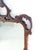 Very Fine c1940s Pierced Carved Mahogany Chippendale Style Wall Mirror MINT For Sale - Image 11 of 14