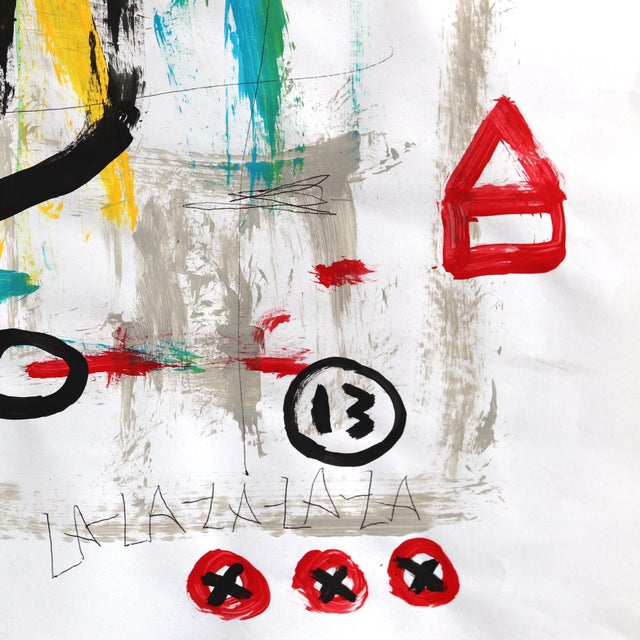 Pop Art Tokyo Confetti Cupcake - Original Pop Street Art Acrylic Painting on Newspaper by Gary John For Sale - Image 3 of 6