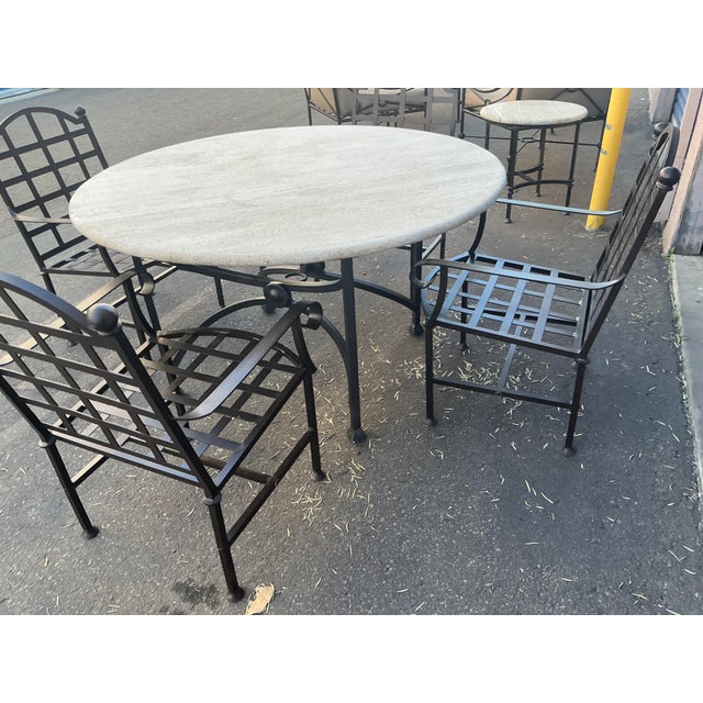 Kreiss Capri Patio Table and 4 Chairs For Sale - Image 12 of 12