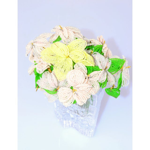 French Beaded Flower Bouquet Chairish