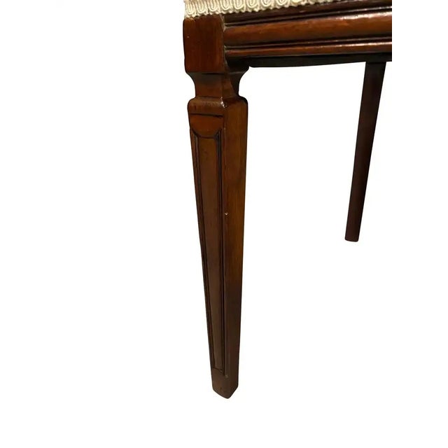 Set of Eight George III Style Mahogany Dining Chairs For Sale - Image 4 of 7
