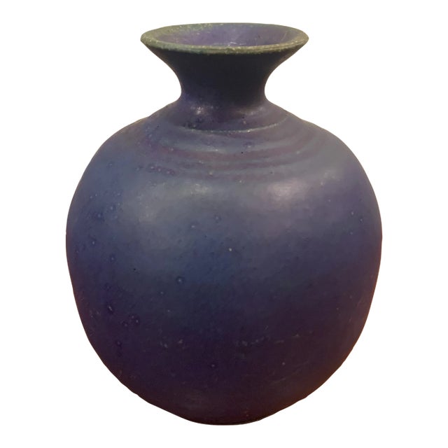 Henry Kendall Gernhardt Bright Barium Studio Pottery Vase For Sale