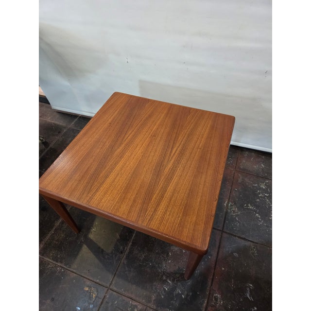 Danish Modern Mid-Century Teak Side Table Coffee Table For Sale - Image 9 of 11