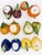 Hollywood Regency Vintage Vietri Italian Ceramic Fruit Dishes – Set of 6 For Sale - Image 3 of 4