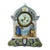 Antique Quimper Porquier Beau French Faience Mantel Clock Bretons & Odet River For Sale