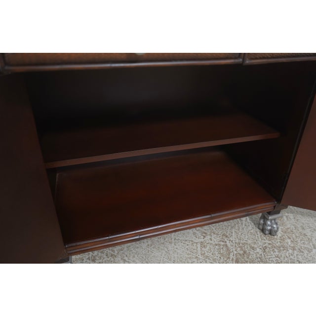 Pair of Thomasville Ernest Hemingway Rattan & Stone Cabinets For Sale In Philadelphia - Image 6 of 18