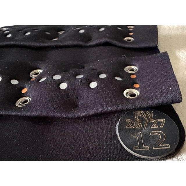 Italian Italian Studded Fabric Swatch No 12 From 2026/2027 Collection For Sale - Image 3 of 6