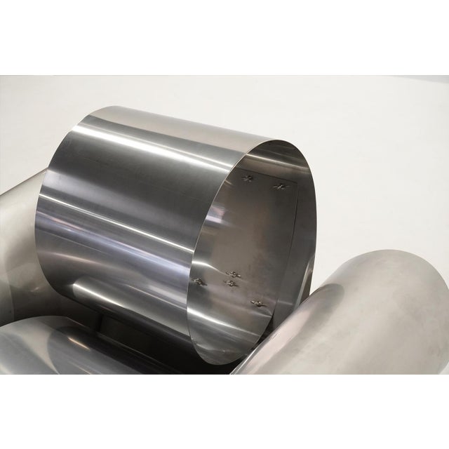 Silver Vintage Well Tempered Chair by Ron Arad for Vitra, 1980s For Sale - Image 8 of 13