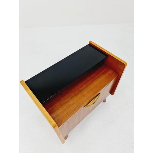 Mid-Century German Beech Nightstands / Bedside Tables from Wk Möbel, 1960s For Sale - Image 4 of 8