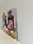 Mid Century Modern Original Painting "Pink Chair" by Shann Spishak For Sale - Image 4 of 5