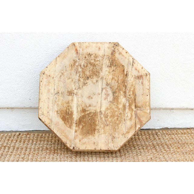 19th Century Antique Weathered Wood Indian Bajot For Sale - Image 5 of 8