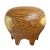 Contemporary Two Tone Vintage Bulb Drop Stool / Side Table For Sale - Image 3 of 9