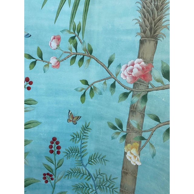 W24”*h53“/Panel, Amazonia Triptych, Wall Artwork, Painting , No Frame, Tea Wallpaper For Sale - Image 6 of 8