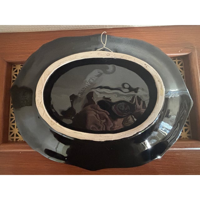 Ceramic Wall Plaque with Marine Decoration from Vallauris, France, 1960s For Sale - Image 4 of 11