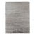 Exquisite Rugs, Maxwell, Hand knotted, Bamboo/Silk, Silver/Dark Silver (8'x10') Area Rug For Sale