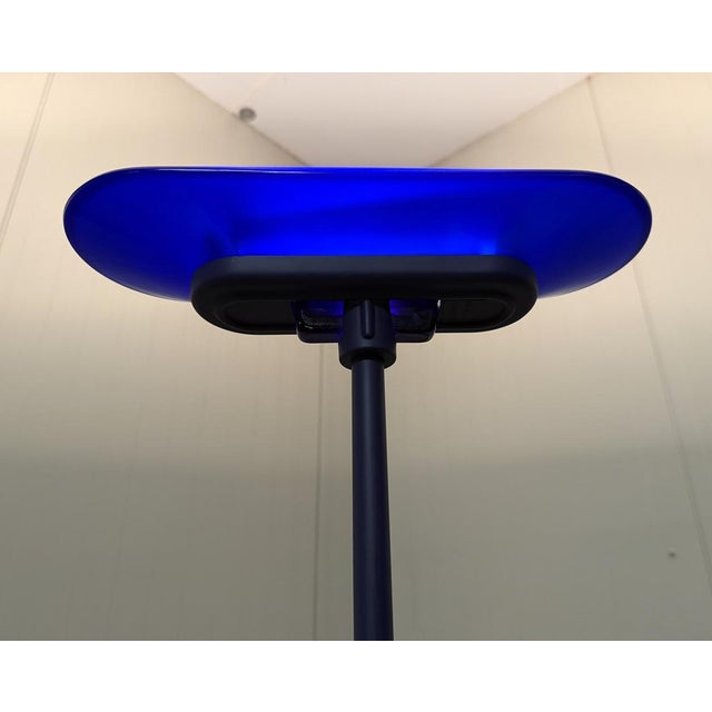 Floor lamp Jill A380 in Blue by Arteluce Italy, 1970s For Sale - Image 10 of 18