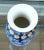 1960s Vibrant Chinese Enameled Peony Vase For Sale - Image 5 of 7
