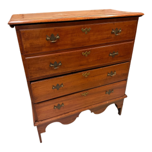 New England Federal Mule Chest, C. 1780-1820