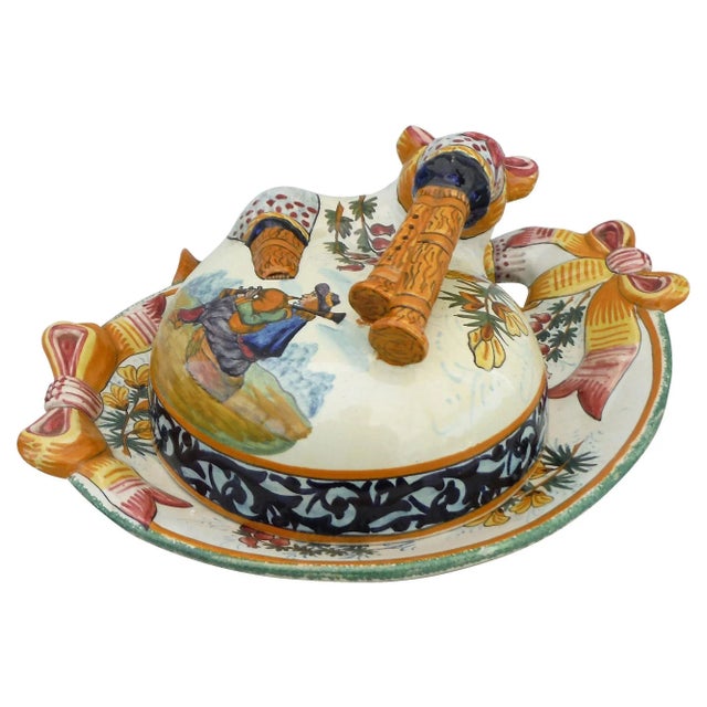 Late 19th Century Henriot Quimper French Faience Platter For Sale In Austin - Image 6 of 9