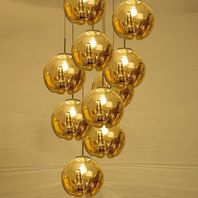 Glass Bowl Pendant Light from Mazzega, Italy, 1970s For Sale - Image 12 of 18