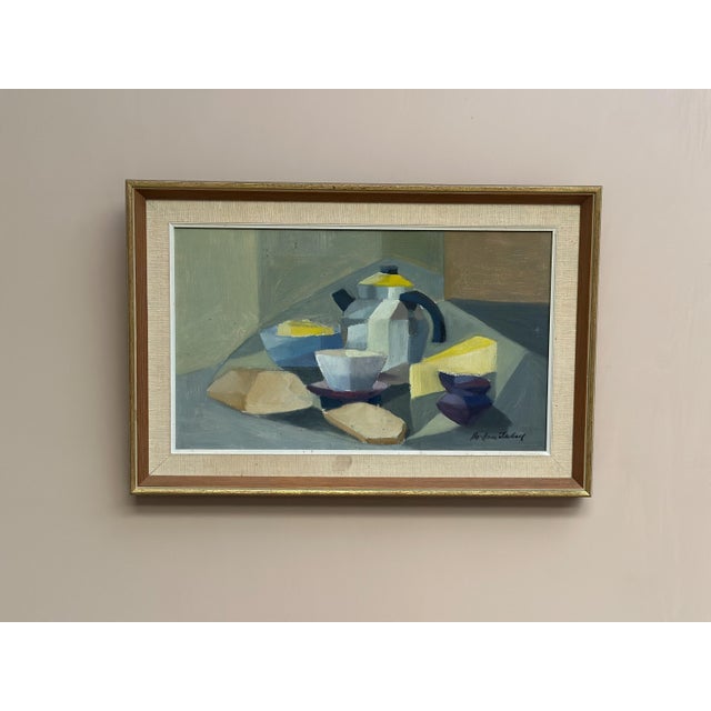 Bo Arne Irehall, Still Life, 1960s, Oil on Canvas, Framed For Sale - Image 5 of 18