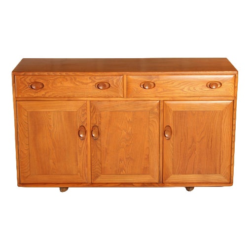 Mid-Century Elm Windsor Sideboard on Casters from Ercol, 1960s For Sale