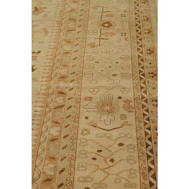 Rug & Kilim Rug & Kilim’s Modern Oushak Style Rug in Geometric Floral Pattern For Sale - Image 4 of 6