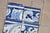 Baroque Antique 18th Century Portuguese Blue & White Baroque Tiles With Flowing Acanthus Scrollwork, Set of 6 For Sale - Image 3 of 7
