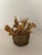 Function meets whimsical sophisticated. Add a bit of fun to any tea or cocktail party with these petit brass flower...