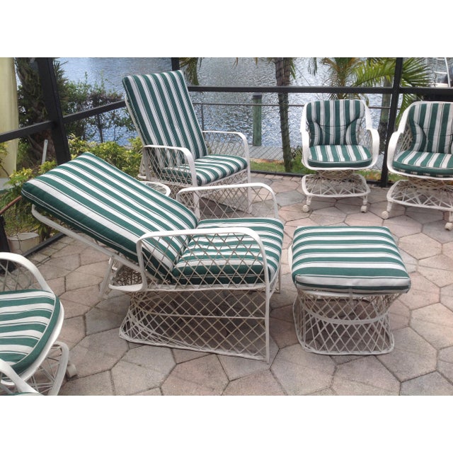 Vintage Russell Woodard Patio Furniture Set Of 9 Chairish