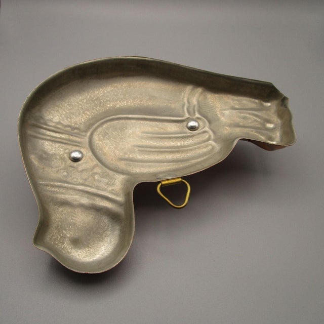 Vintage Copper Partridge Dove Shaped Cookie Cutter Brass Handle Holiday ...