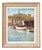 Andre Drieu, Normandy Harbour, 1950s, Oil Painting on Canvas, Framed For Sale