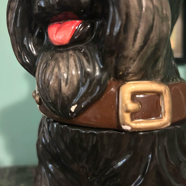 Jeffrey Banks Home David’s Cookies Scottish Terrier Scottie Cookie Jar For Sale - Image 9 of 12