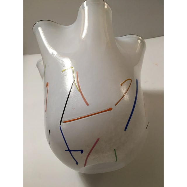 20th Century Memphis Style Art Glass Vase For Sale In Boston - Image 6 of 7